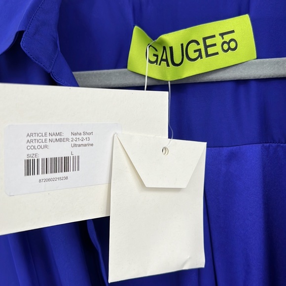 GAUGE81 Naha Short Dress in Ultramarine Large - Picture 7 of 8
